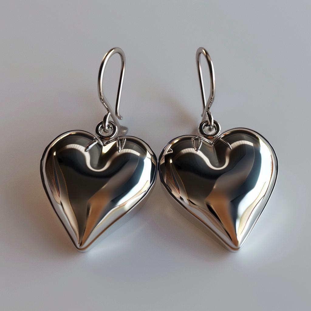 Heartshape earrings