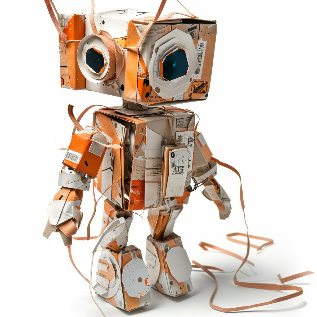 A Robot with Paper Strings